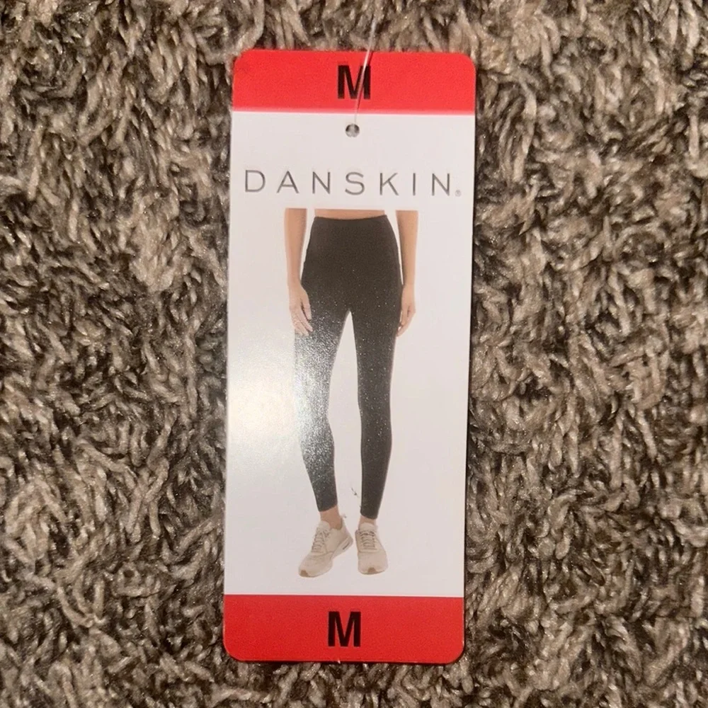 Danskin Black High-Waisted Leggings - Medium - Picture 1 of 5